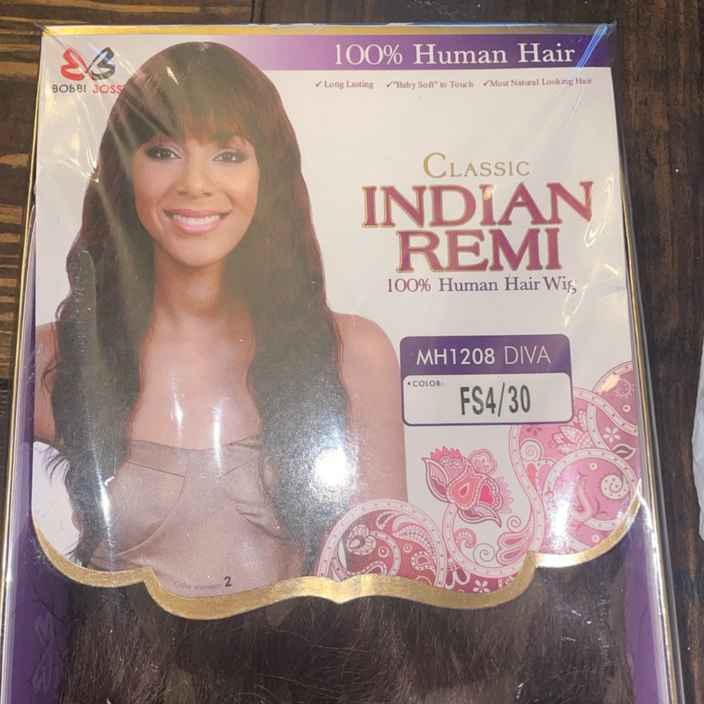 Bobbi Boss Indian Remi Wig 100% human hair